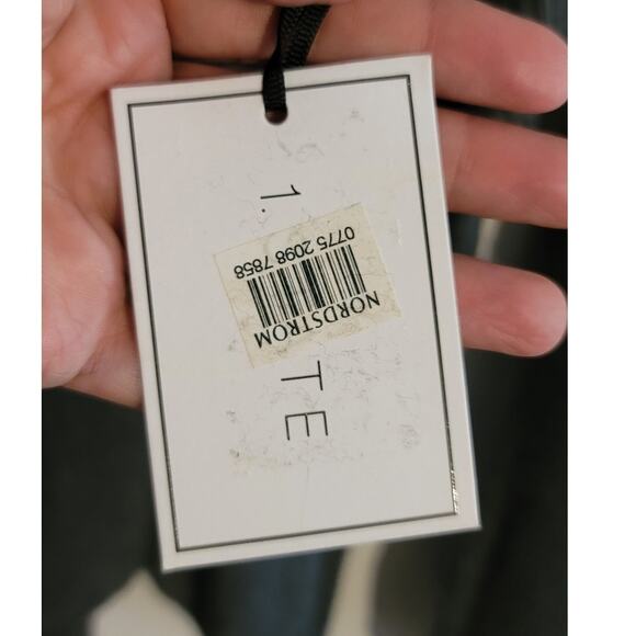 1. State Balloon Sleeve Ribbed V-Neck Pullover Sweater Medium Grey XS NEW - Picture 5 of 9